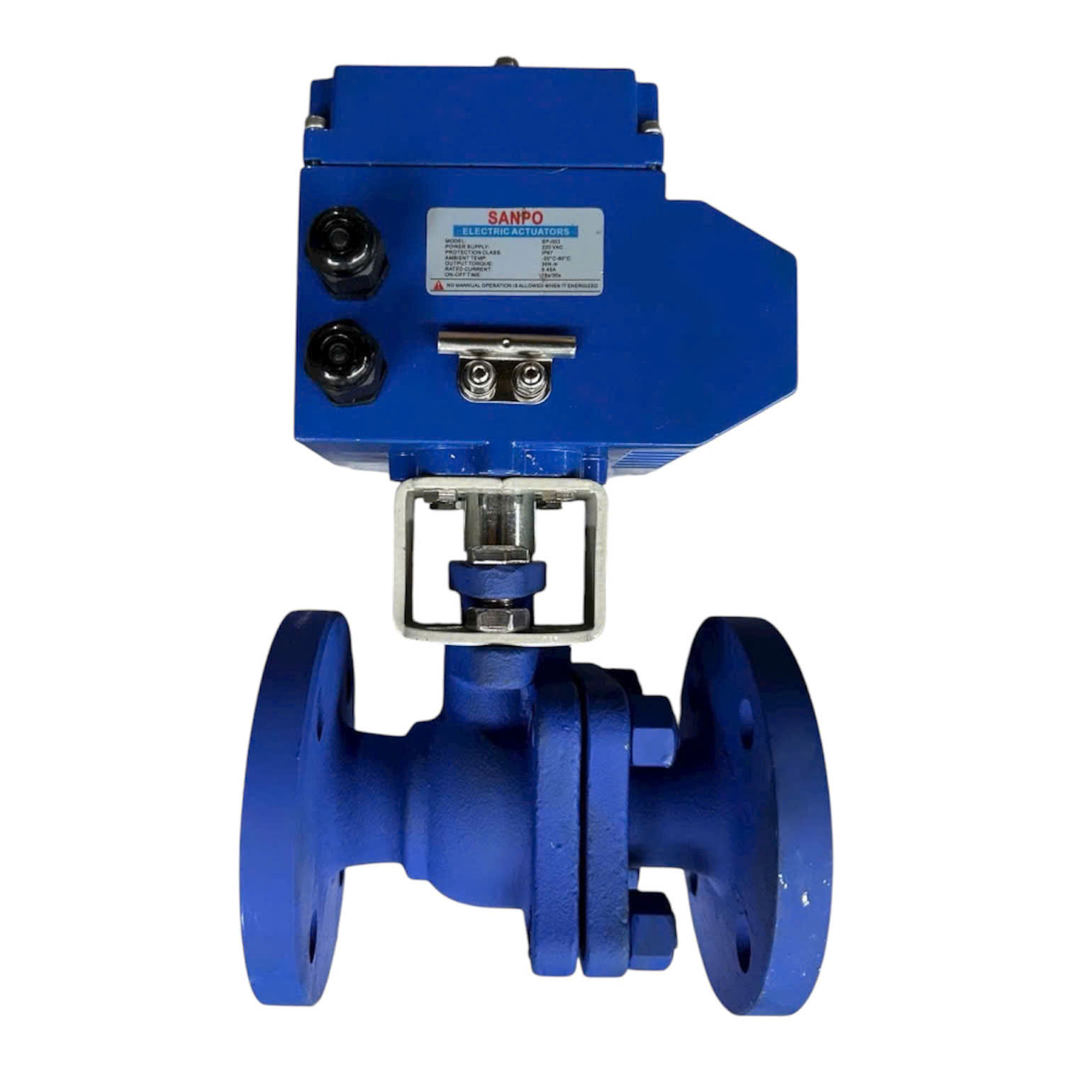 VAN BI 2PC THÉP WCB MẶT BÍCH ANSI 150LB ĐIỆN SANPO MALAYSIA