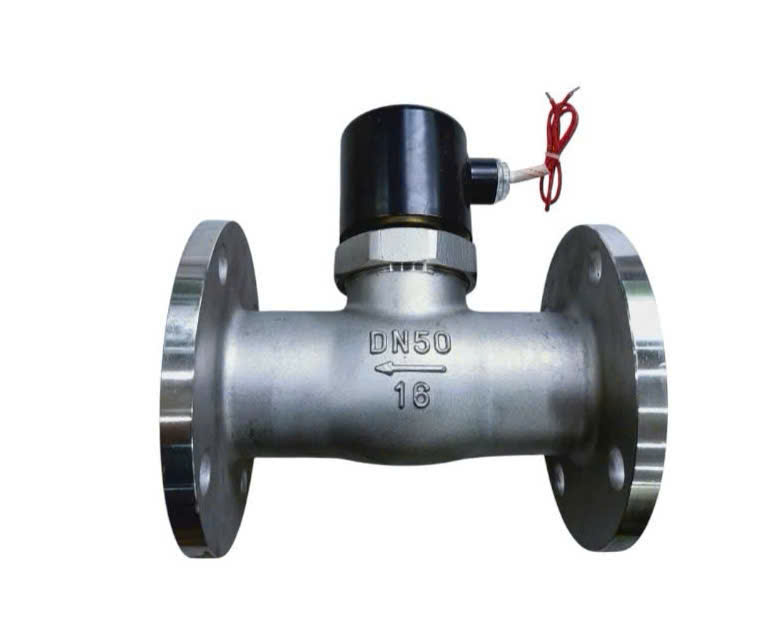 VAN ĐIỆN TỪ HƠI INOX 304 MẶT BÍCH HEWCHO