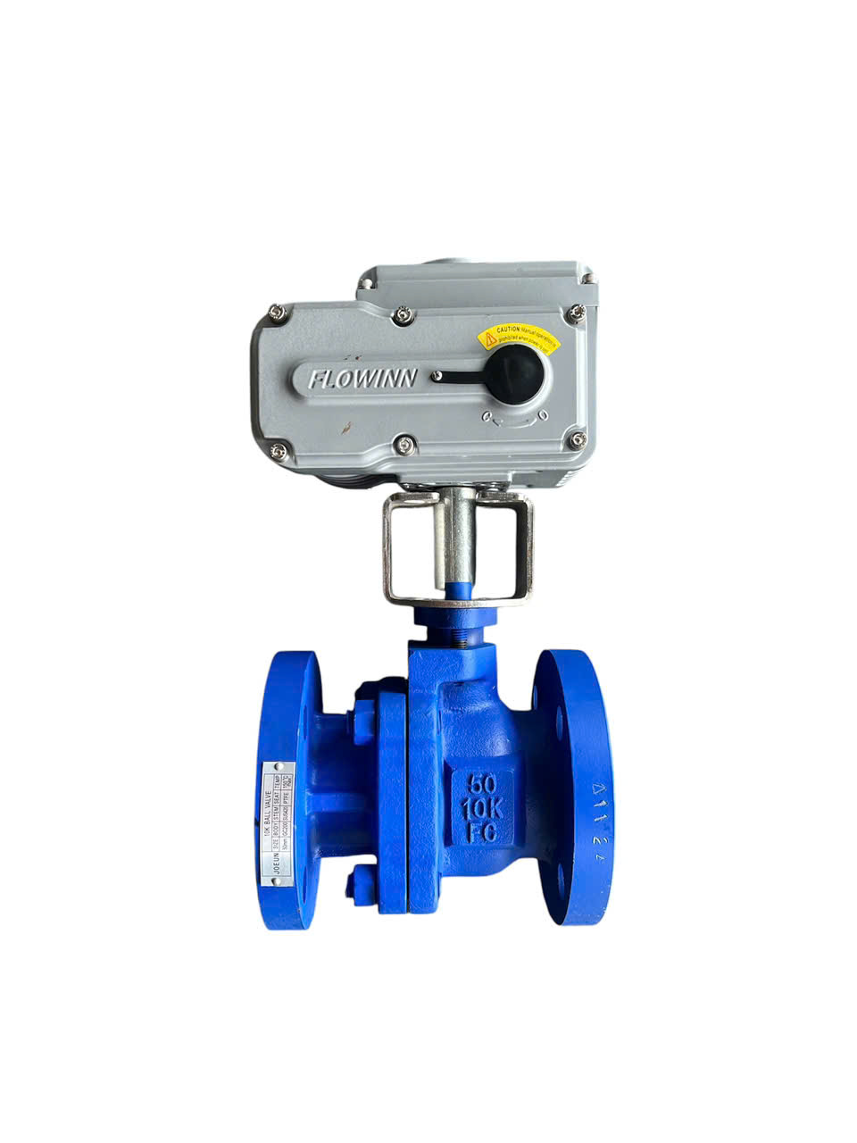 VAN BI THÉP MẶT BÍCH PN16 ĐIỆN FLOWINN