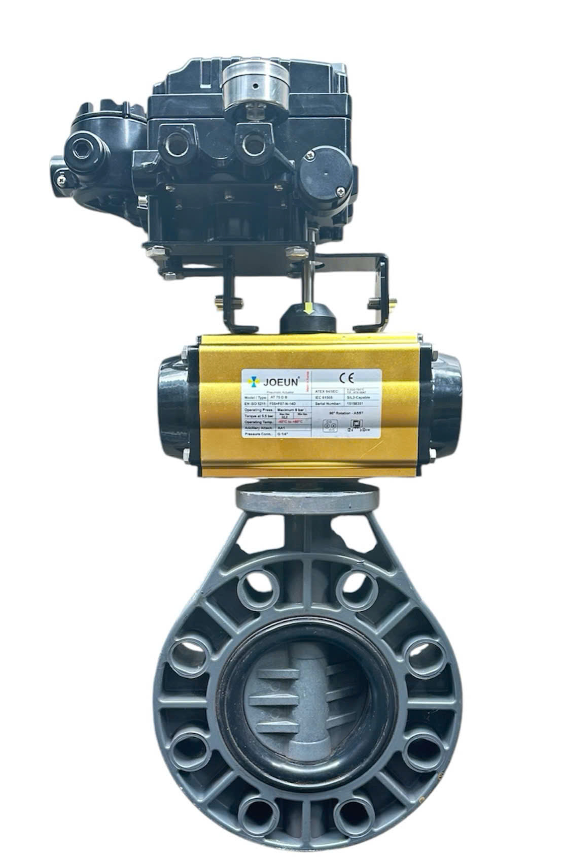 VAN BƯỚM NHỰA ĐIỀU KHIỂN KHÍ NÉN TUYẾN TÍNH 4-20mA JOEUN