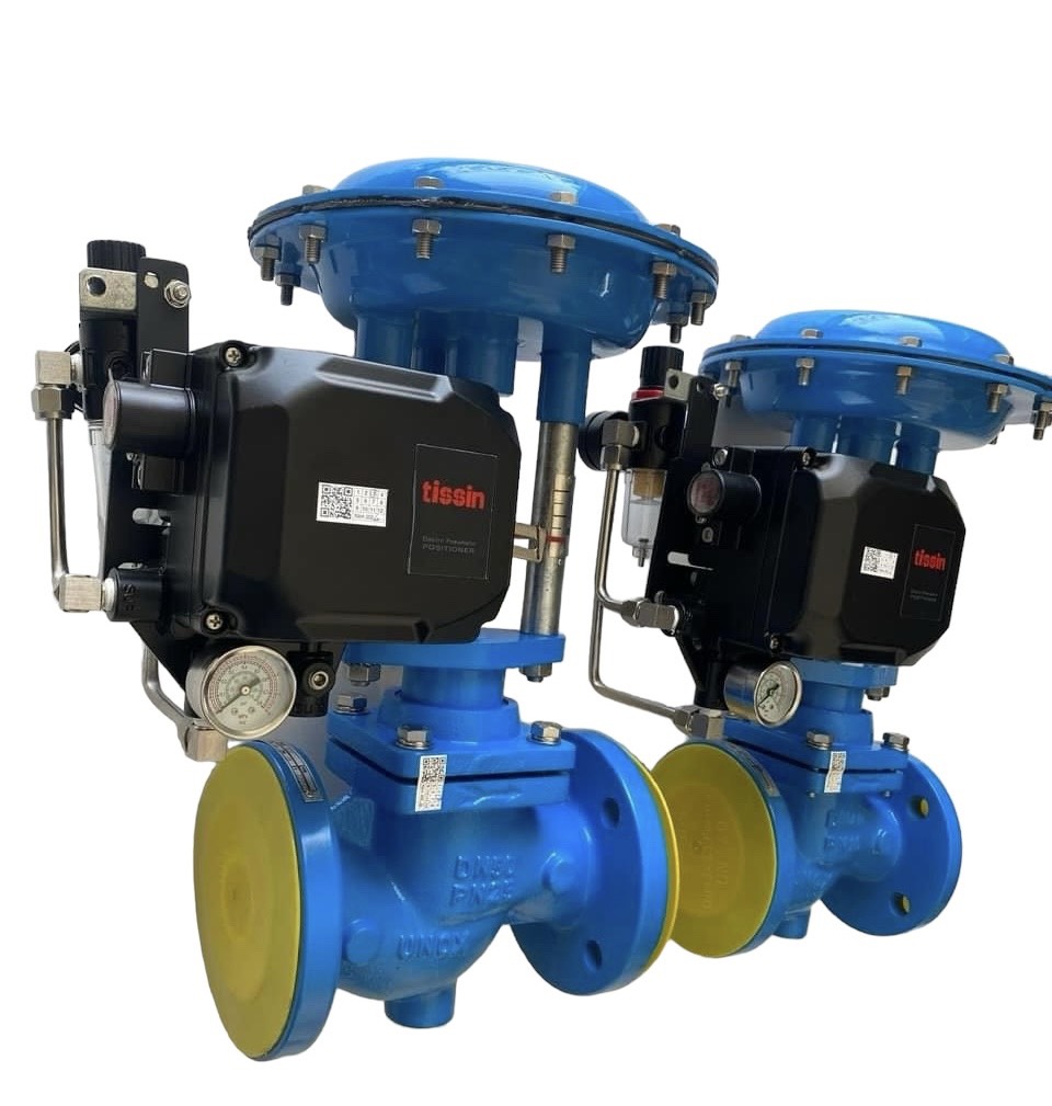 Van cầu hơi thép điều khiển khí nén tuyến tính