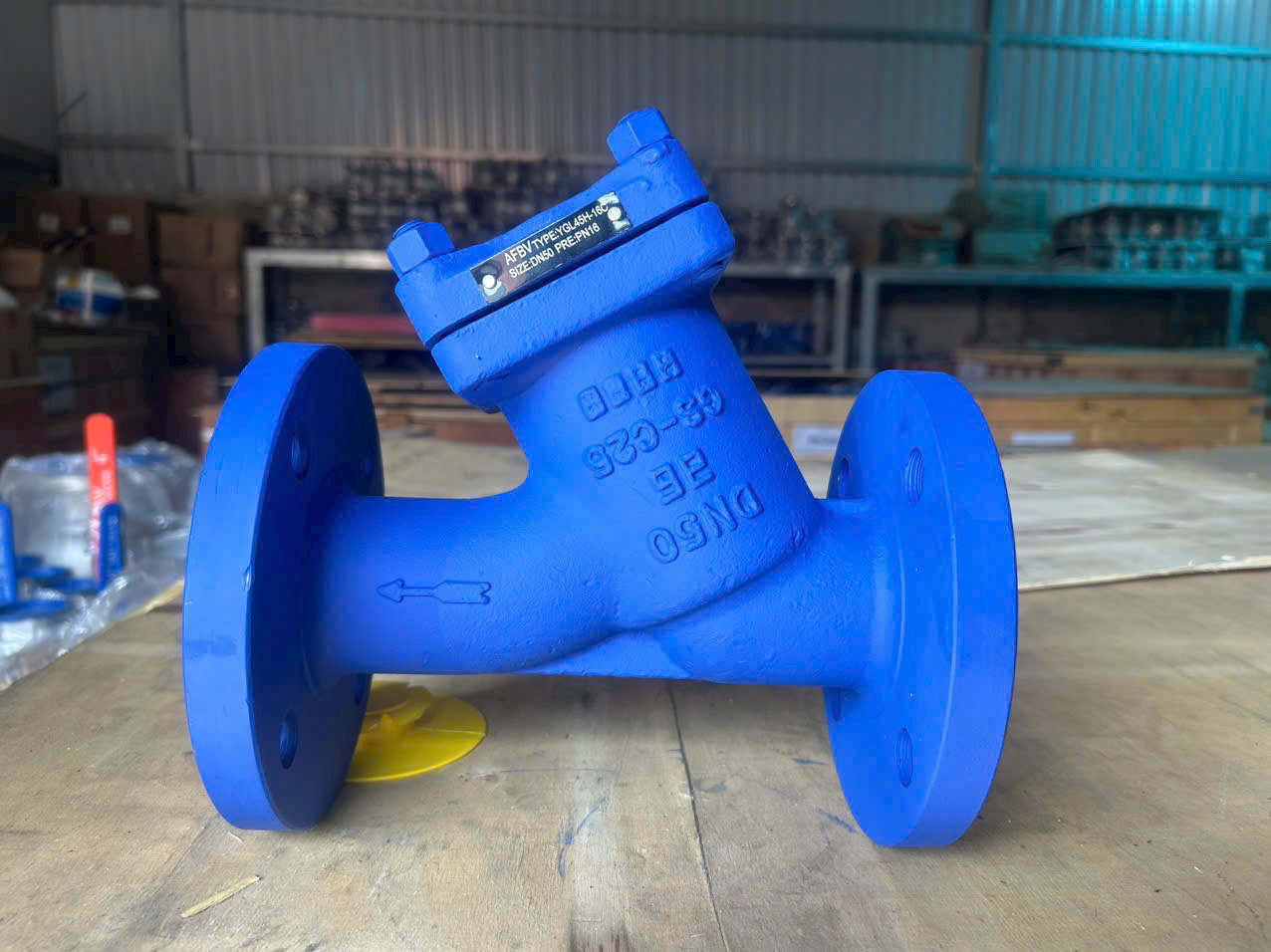Y LỌC THÉP DẦU NÓNG MẶT BÍCH