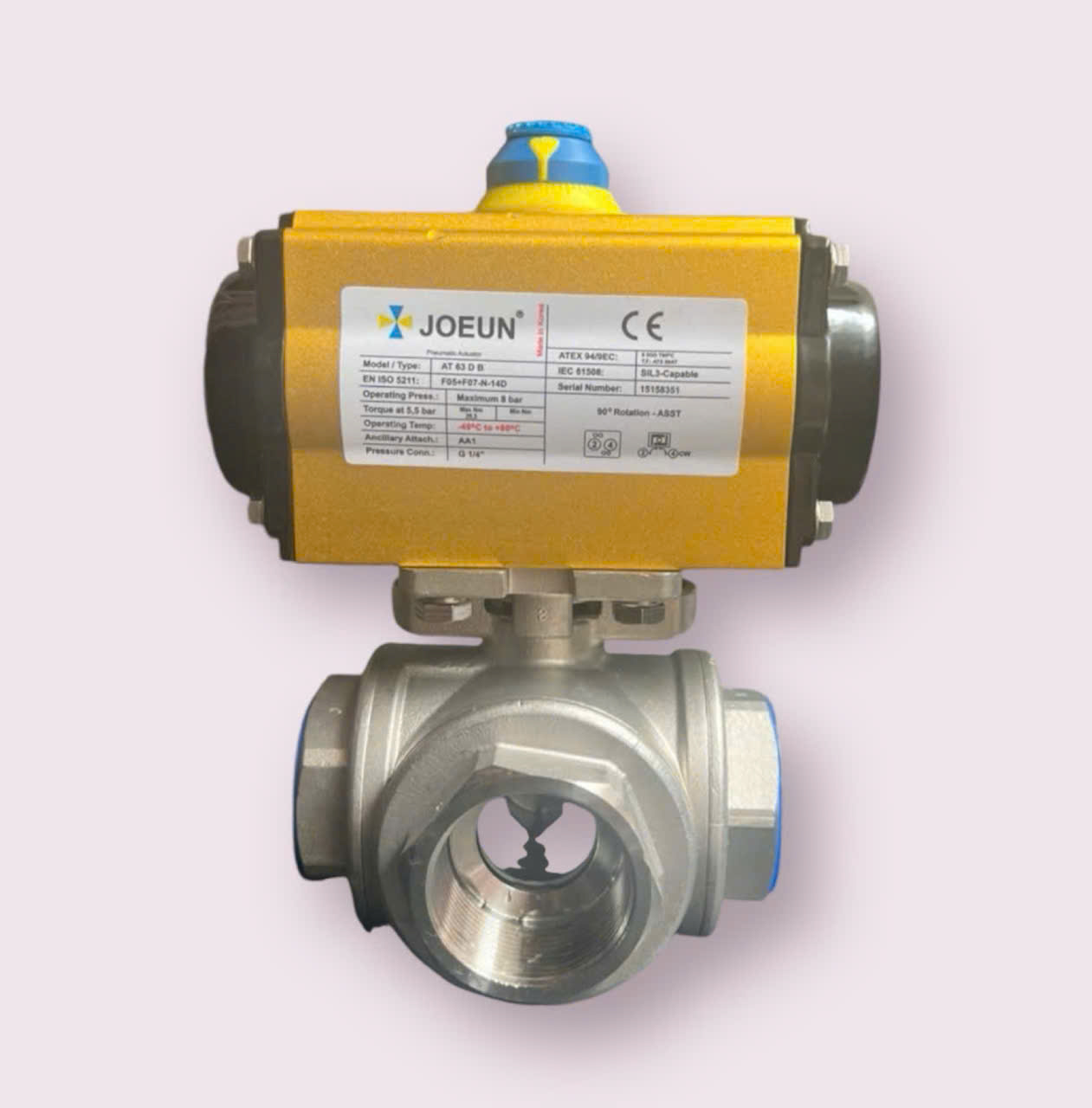 VAN BI INOX REN 3 NGẢ KHÍ NÉN