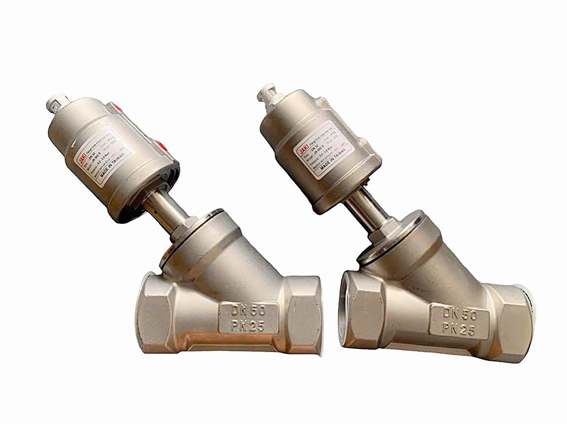VAN XIÊN INOX ĐIỀU KHIỂN BẰNG KHÍ NÉN JAKI