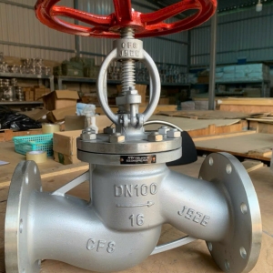 VAN CẦU HƠI INOX 304 MẶT BÍCH J41W-16P ERAV