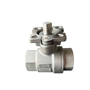 VAN BI 2PC INOX 304 NỐI REN CÓ ĐẾ